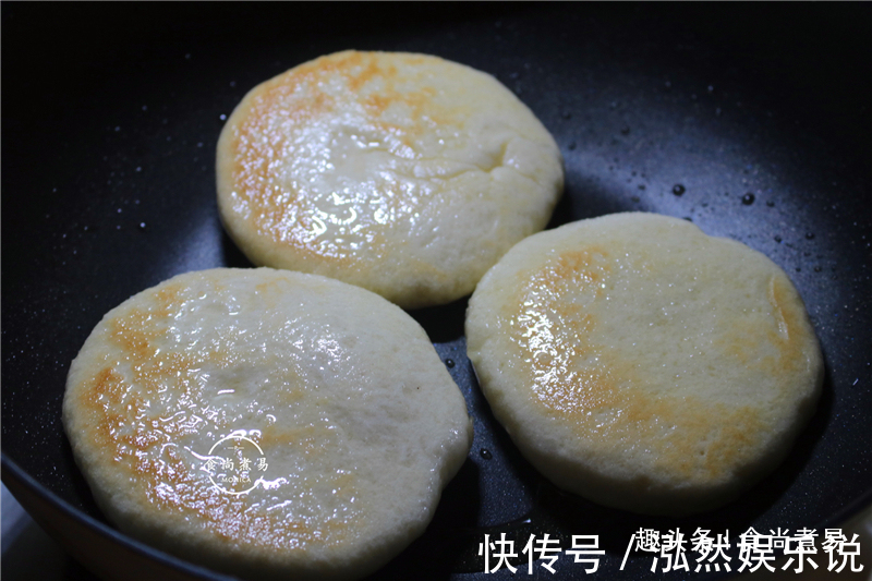 发面饼新做法,低糖又简单,暄软蓬松有嚼劲,比面包还好吃