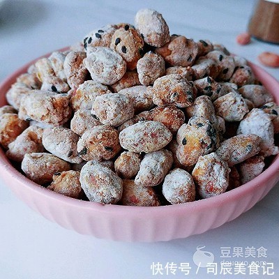 蛋粉|辣蛋粉粉烤花生的做法