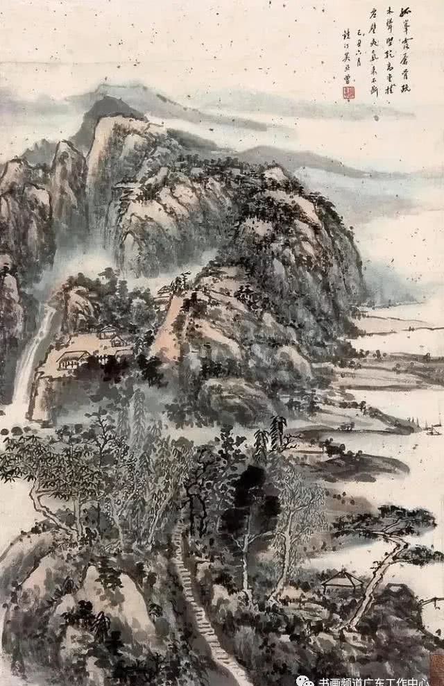 吴镜汀|这位画家,不仅是启功老师,齐白石也收藏他的画