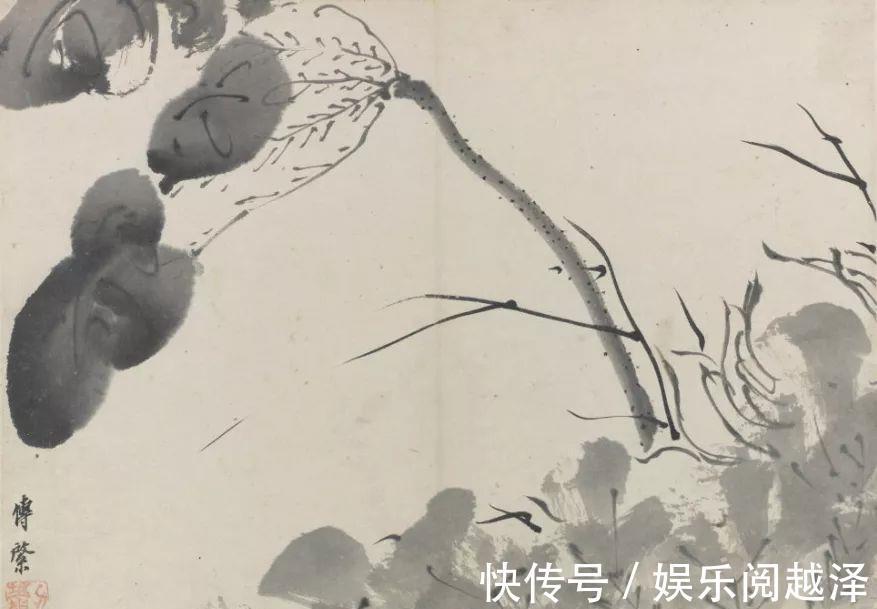 八大山人|八大山人的荷花,独自清凉