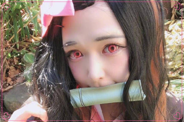 还原|不同国家的祢豆子仿妆,岛国神还原,看到中国的我恋爱了