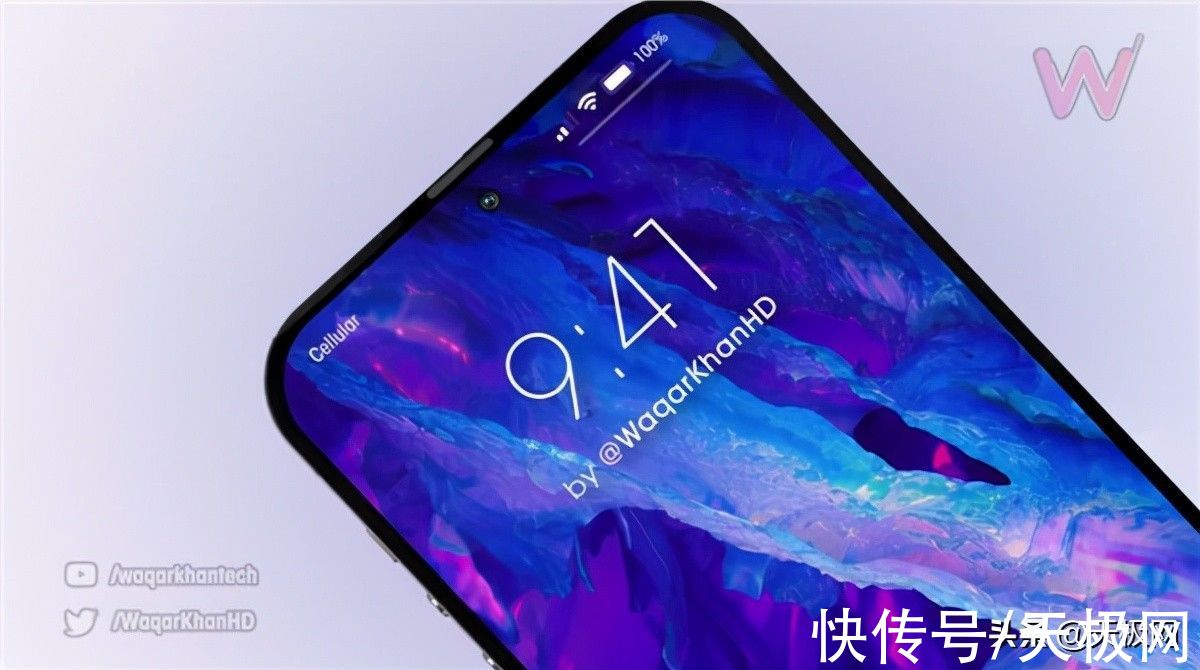 果粉|iPhone 14 Pro高清渲染图曝光，完美挖孔屏，没有刘海，网友：爱了