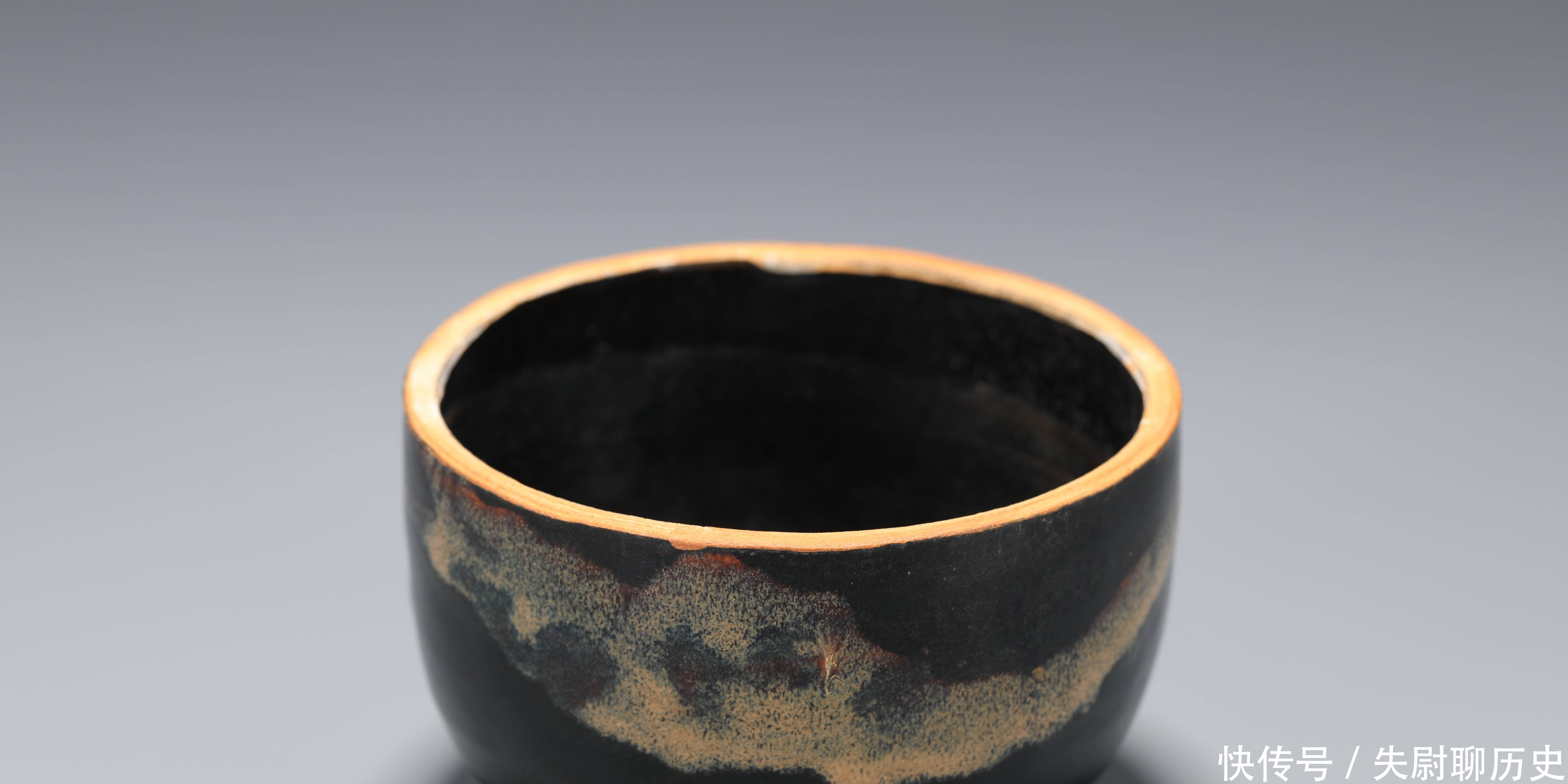 南宋 吉州窑窑变釉钵