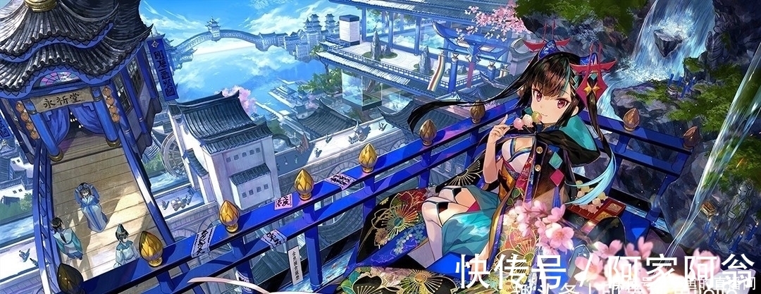 幻想世界|充满幻想世界的插画，用色绚烂绮丽，光影特效很赞