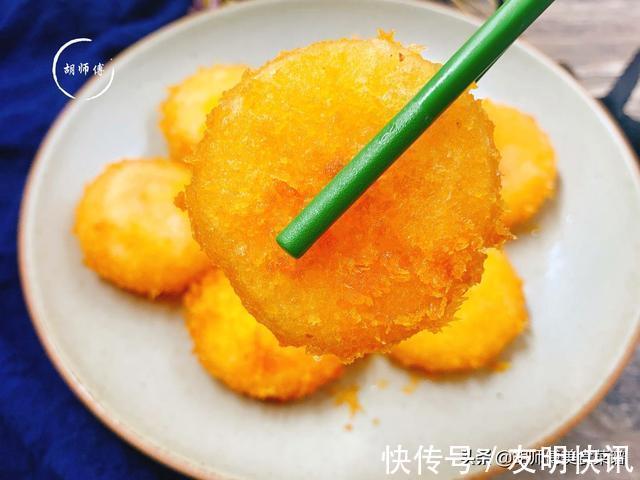 大南瓜|做南瓜饼时,只加糯米粉可不行!多加这2味,饼更香更甜更软更糯