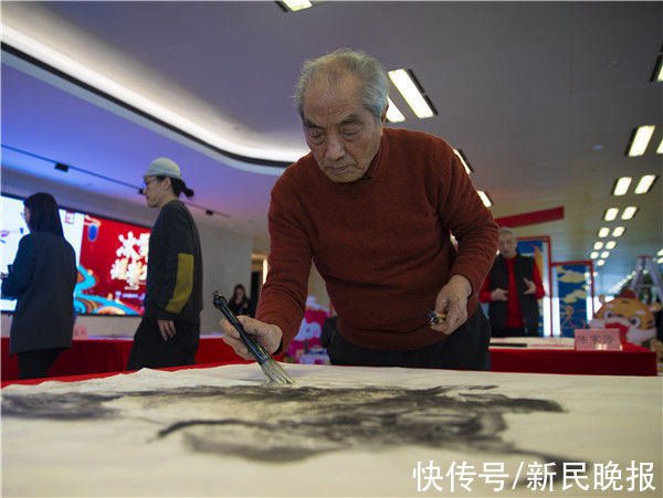 汪观清|画作送祝福“冰雪耀新春”，海派艺术家用画笔绘出奥运健儿飒爽英姿