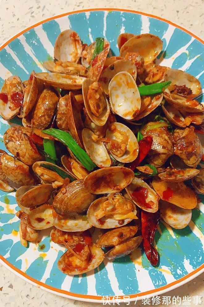 家常海鲜菜谱,爆炒花蛤,简单美味营养,一道不错的下酒菜