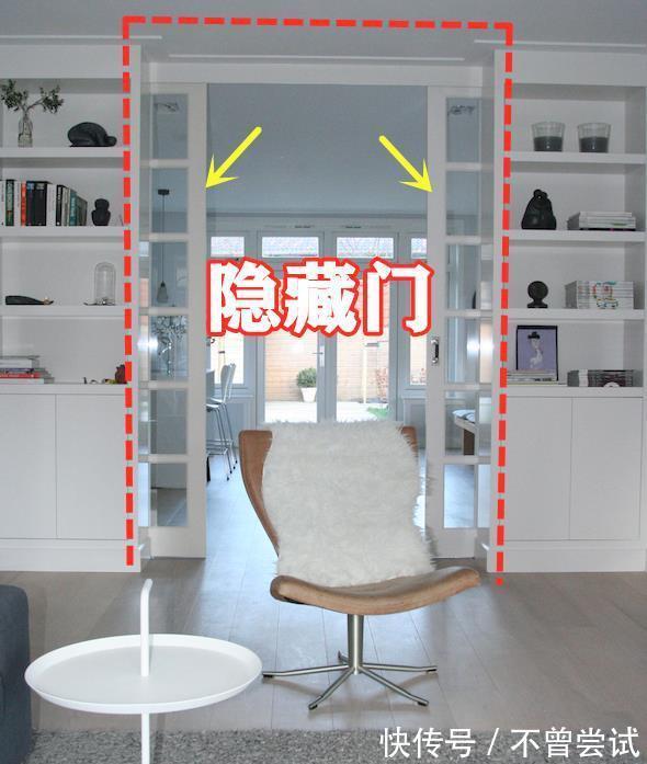 隔断|跟光秃秃的门洞相比,打一圈柜子仅用1㎡多个储物间,更受青睐