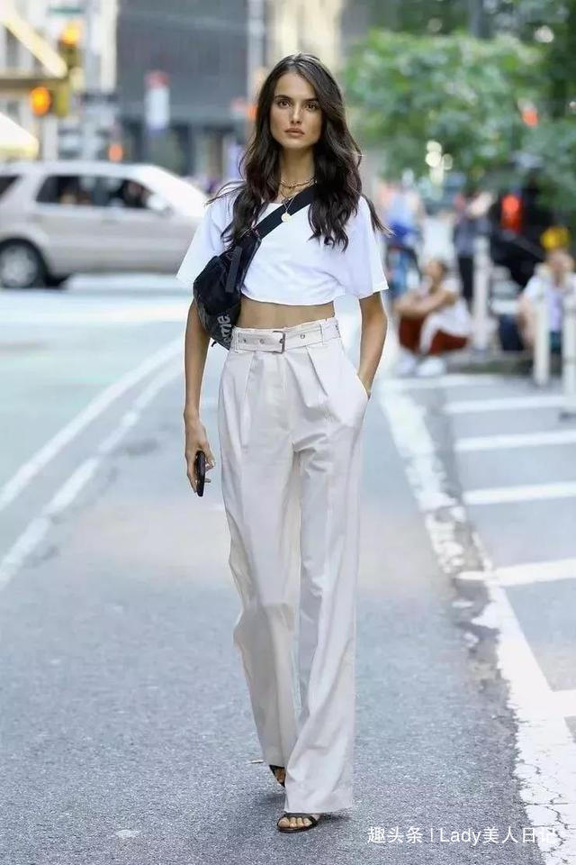 风格 梨形腿粗的中年女人不要慌,最正确“阔腿裤穿搭”送你,照穿显瘦