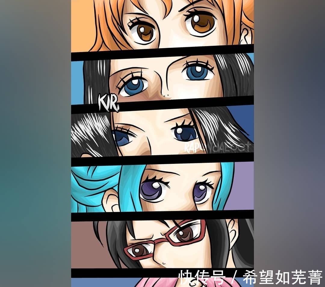 延晨|海贼王63个角色,光看眼神的话,你能猜出几个人
