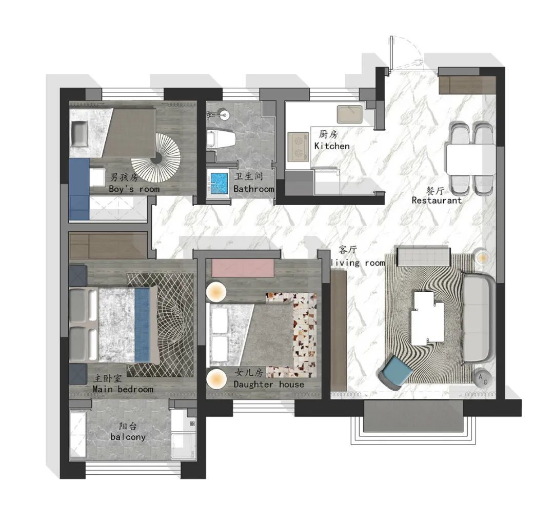 时尚|110㎡现代简雅，时尚舒适、典雅大气，刚需户型装好了也高级