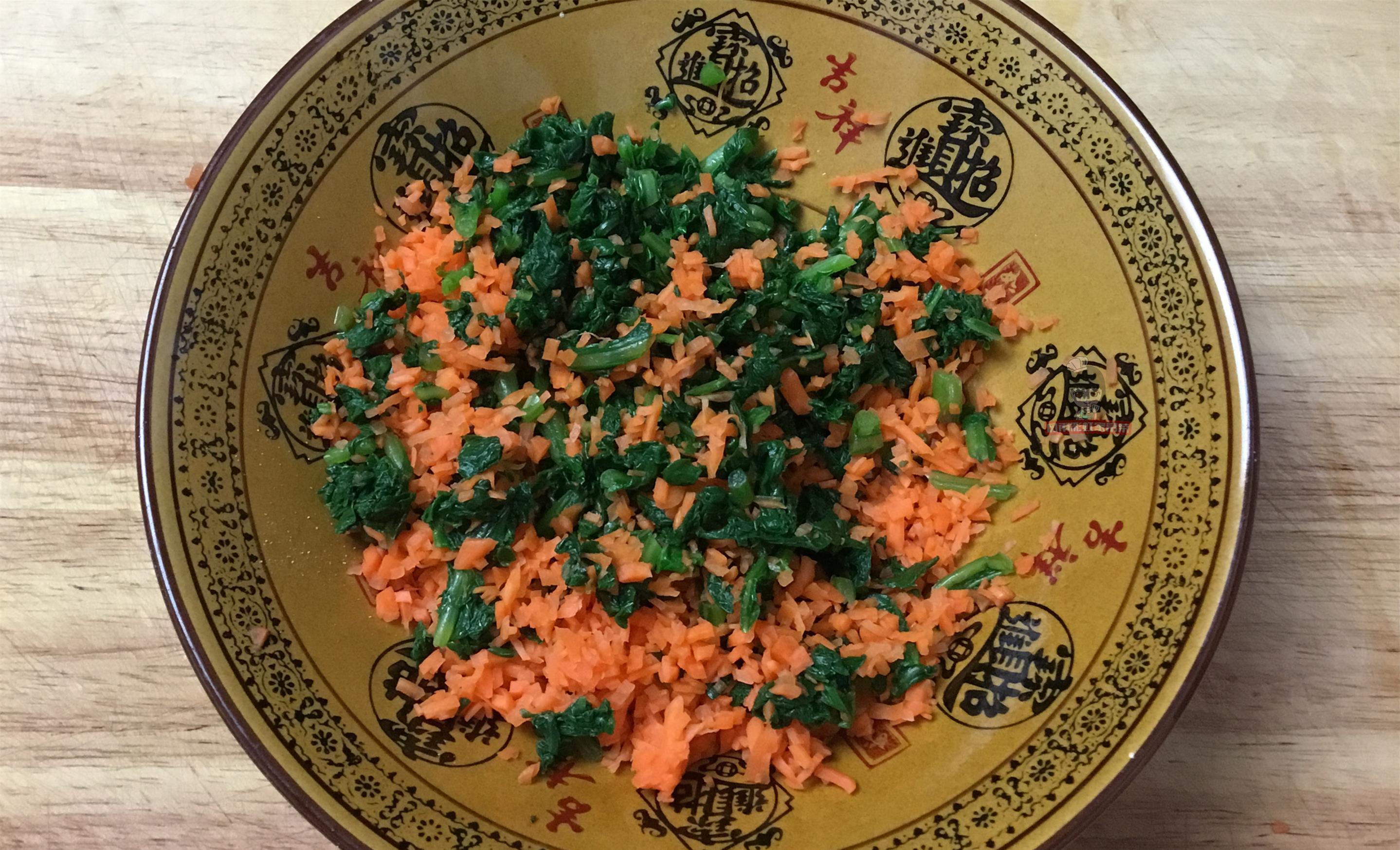 萝卜缨|玉米面菜团子,原始的味道,满满回忆的,心动吗快做起来吧