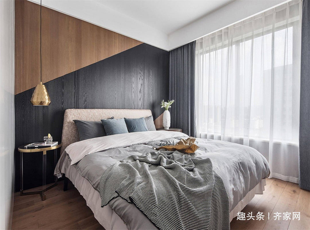 现代|89平两房现代,休闲书房,客厅,餐厅连成一体的扩容空间感!