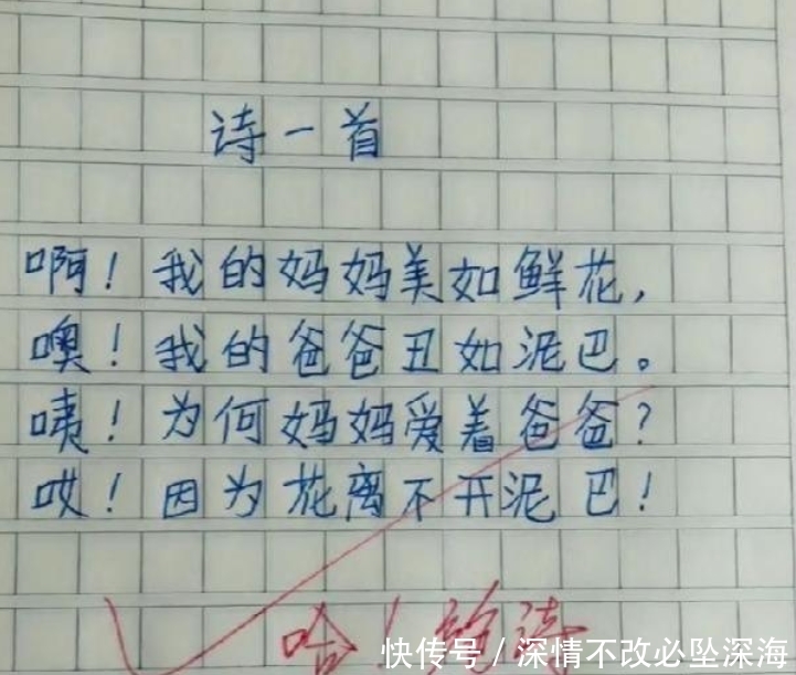 网上“走红”的小学生试卷：老师自叹不如，家长追了5条街！