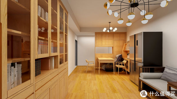 书桌|开门见厅小户型,留出1㎡给玄关加点戏,空间利用率狠狠拿捏