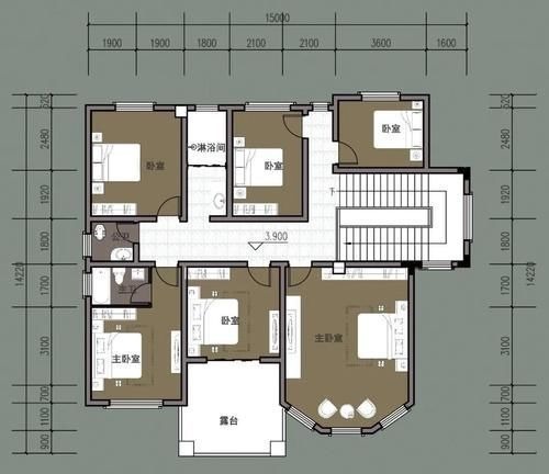 堂屋|农村经典二层别墅,面宽15米,7室1厅还有棋牌室,外观经典,布局精心,太美了