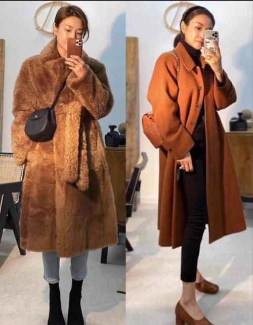 经典时髦的大地色“大衣”，教你这4种知性的穿搭，优雅显气质