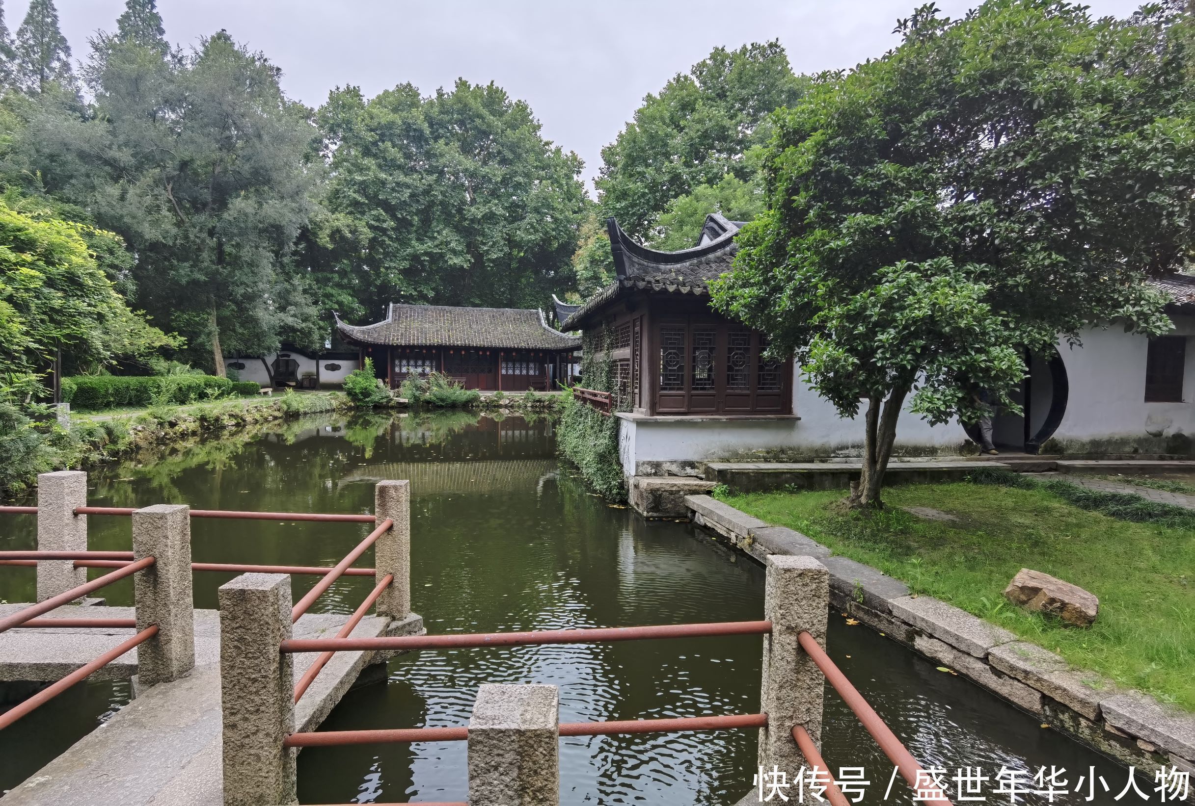 清代|清代著名学者、文学家朱彝尊故居“曝书亭”是座古色古香的江南小园林