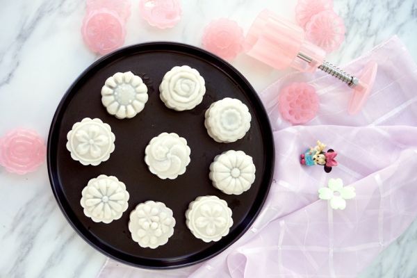 糯米粉|栗蓉冰皮月饼