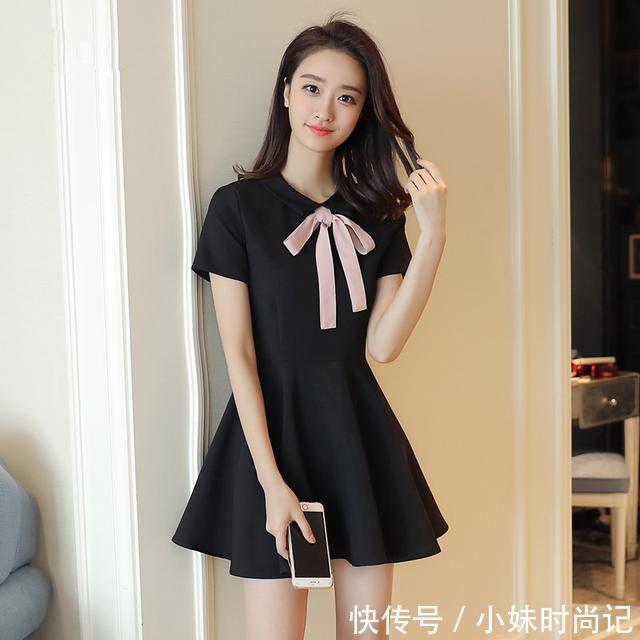 美观 精美的娃娃领连衣裙,青春减龄是你不可缺少的扮嫩神器