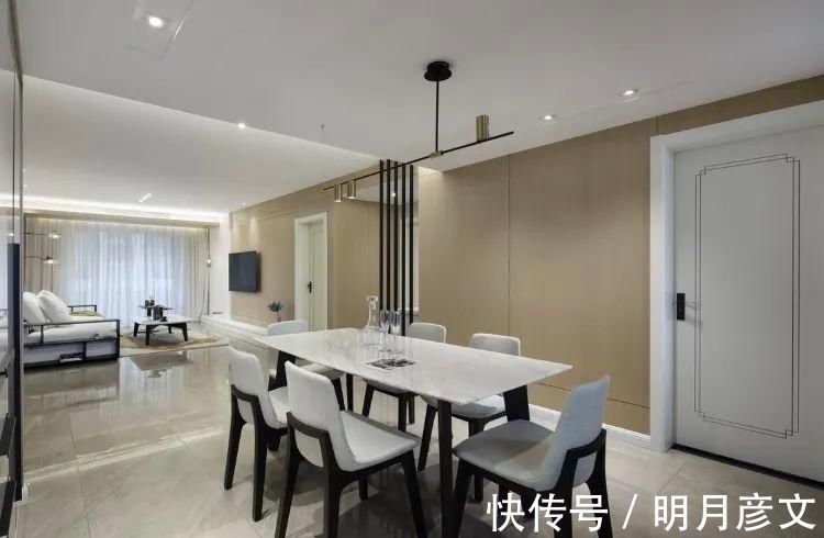 黑白配|100㎡现代简约,自然舒适木质感,结合时尚的黑白配,高级端庄