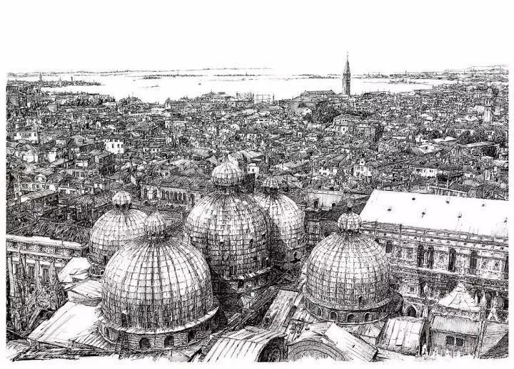  极品六大钢笔画，我是一张张跪着看完的，简直美爆