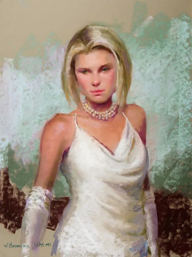 学生$在绘画的道路上，他认为自己永远是一个学生