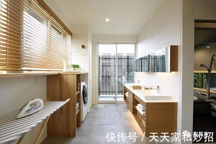 衣帽间|洗漱台外移做单间,内设洗衣房、衣帽间,这是家居界的“大局观”