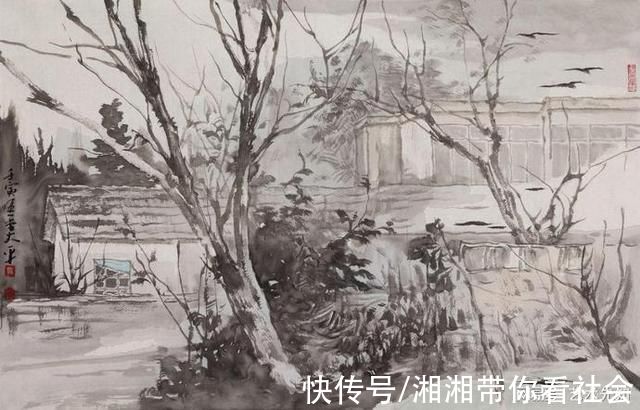 山水画$「艺术先知」肖大平:画之妙，当以神会，不可以求形之似也