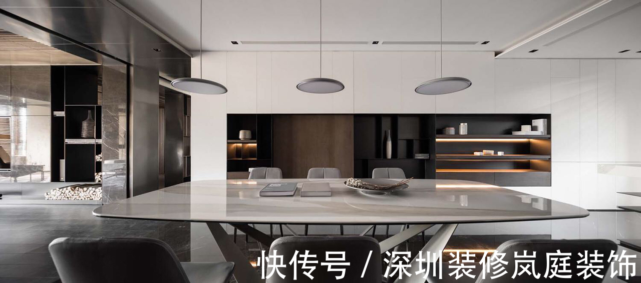 装修|深圳装修：海纳公馆184㎡现代简约，简洁却不失设计感！