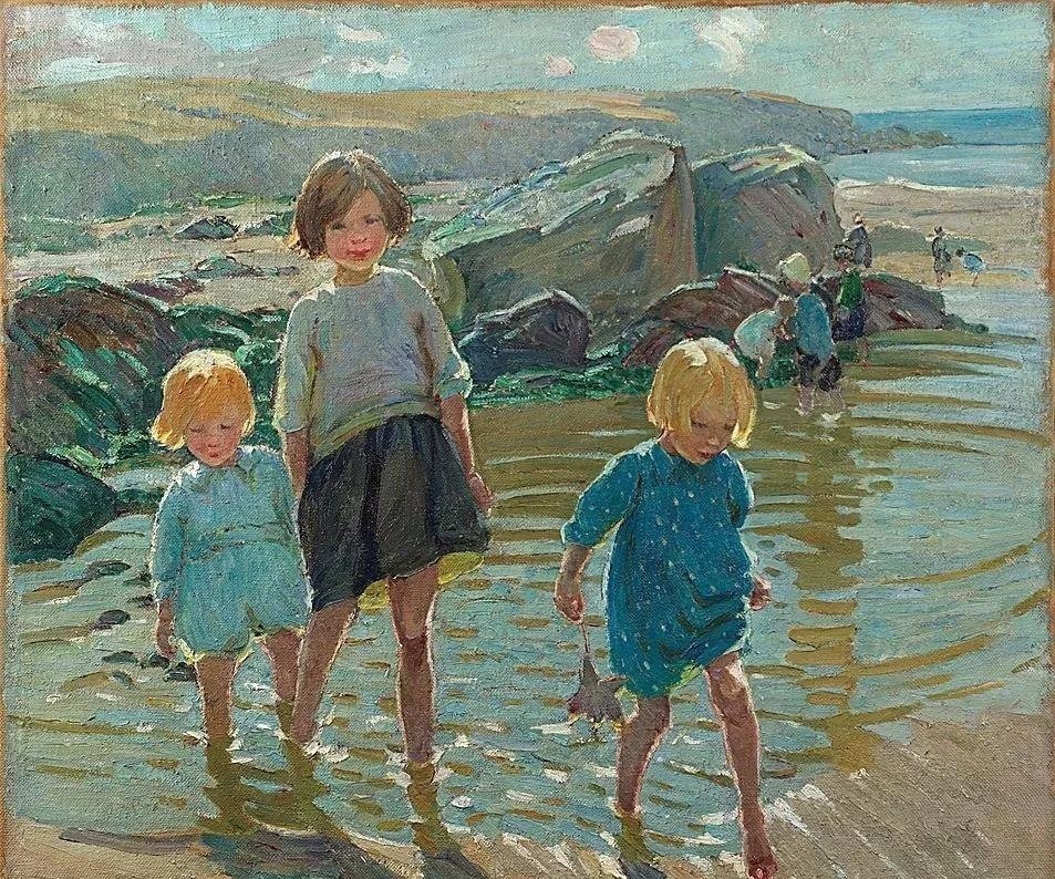 多萝西娅#20世纪英国最伟大的女画家之一多萝西娅·夏普油画作品欣赏