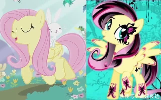 小马们的暗黑甜酷妆,苹果嘉儿很不自然,紫悦表情凝重