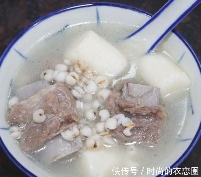 排骨薏米淮山汤,清淡又好喝
