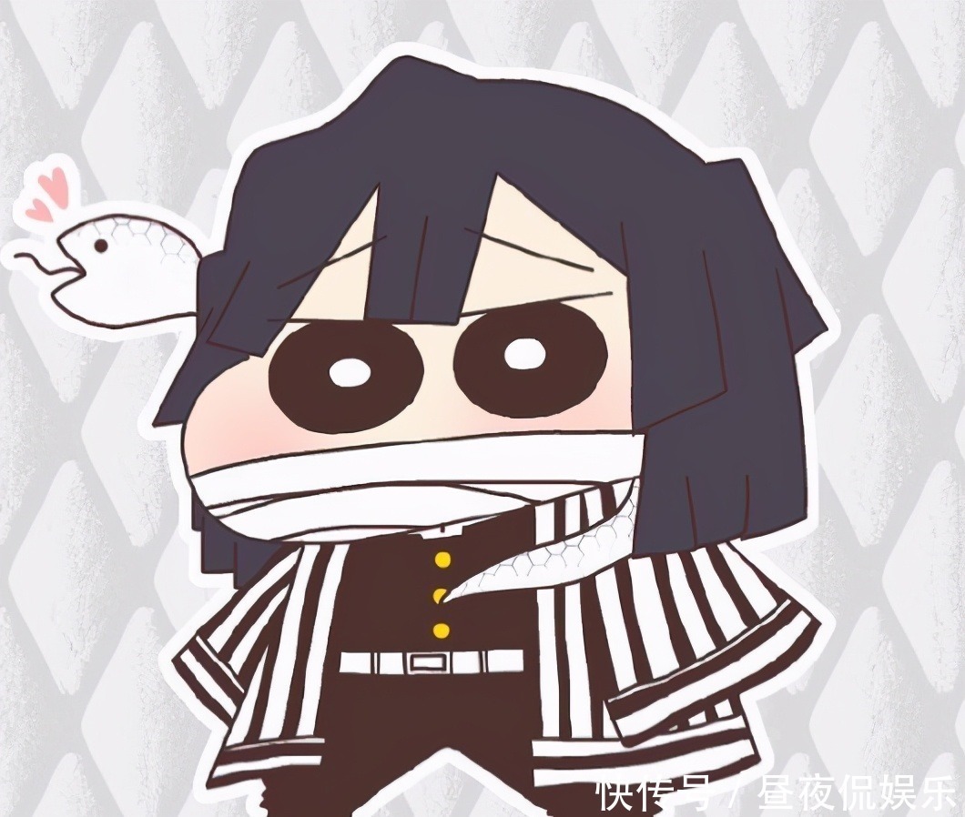 小芭内|鬼灭之刃,九柱全员小新化,风柱变身精神小伙,岩柱形象与众不同