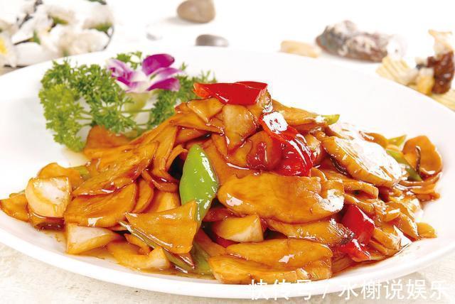 精选美食推荐杏鲍菇炒鸡片,虎皮辣子烧茄子,肉末土豆的做法