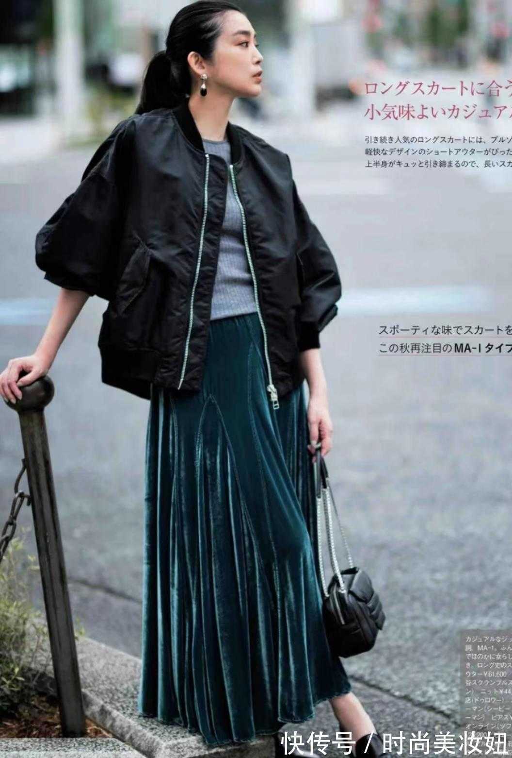 半身裙|“半身裙”才是冬季搭配神器,时尚实用又高级,照穿气质翻倍