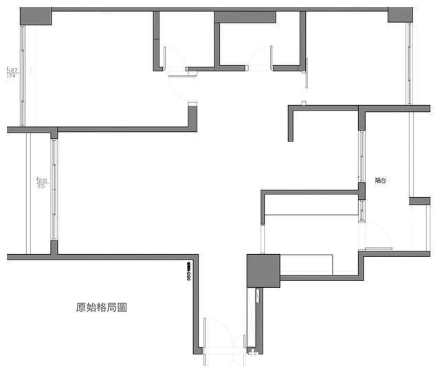 玄关|幸福退休生活!100㎡两人居,巧用45度斜角,打造开阔舒适的小家!