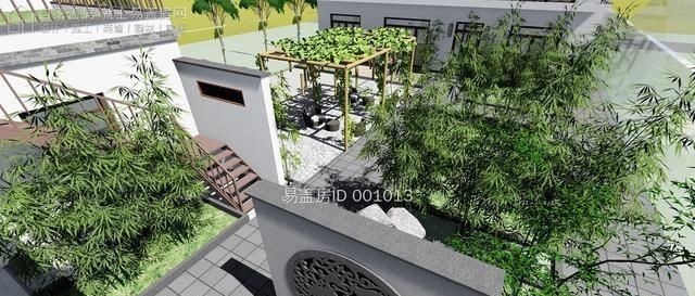 效果图|两层新中式别墅,大空间大景观,大气复古、舒适典雅