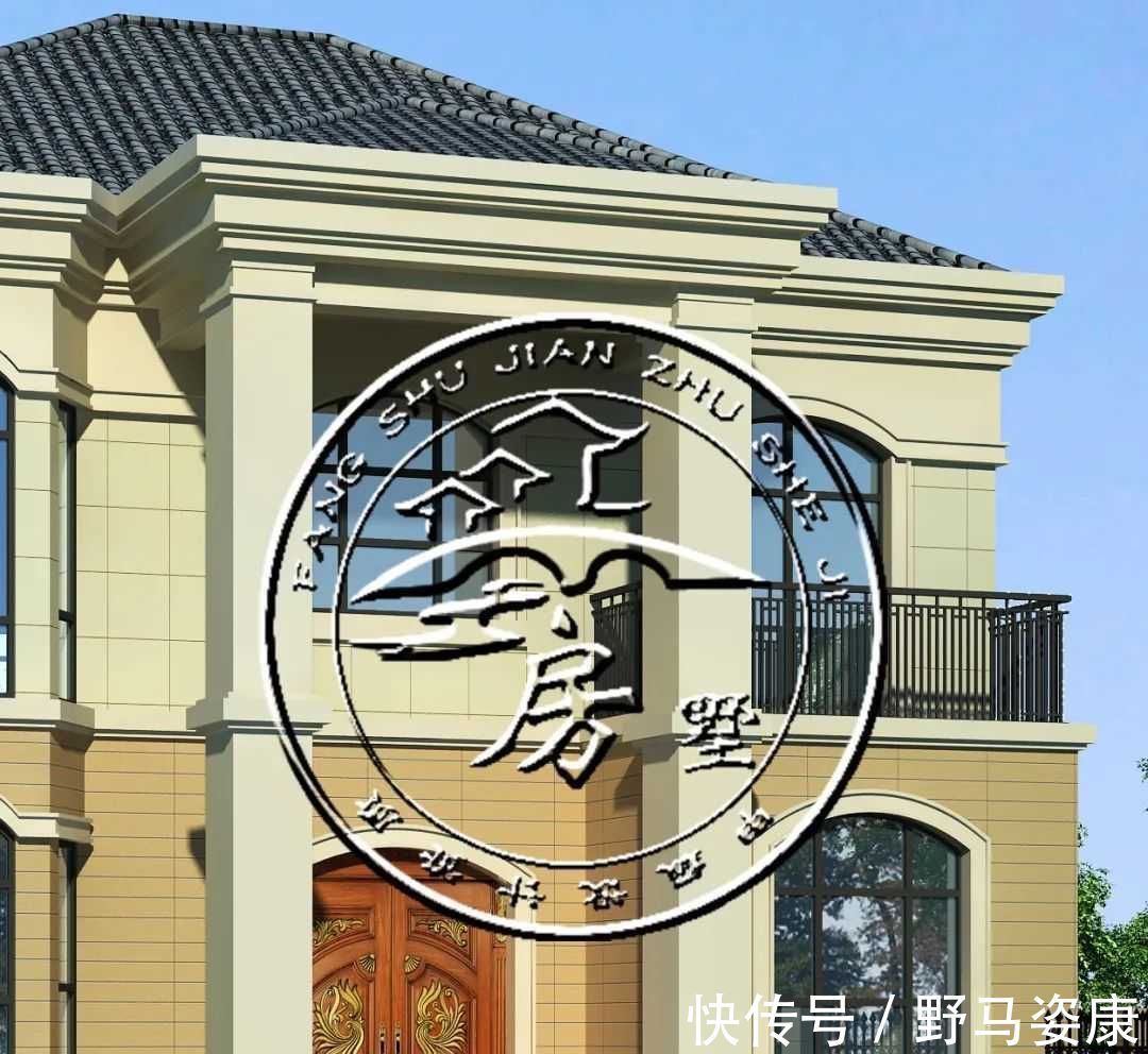 独卫|在农村做这套两层别墅, 经济美观, 全村人都来问图纸