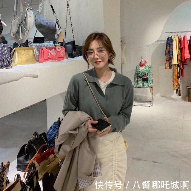 可盐可甜|可盐可甜的早秋搭配,针织衫让你全年美cry!