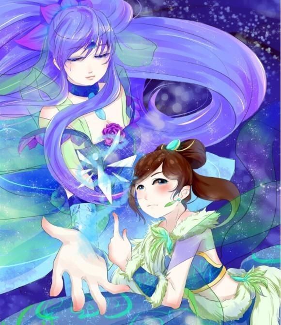 彩绘|精灵梦叶罗丽人物彩绘,陈思思婴儿肥,高泰明很霸气!