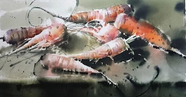 美术学院$城市人物水彩画│城市在她的笔下,充斥着温馨和随意