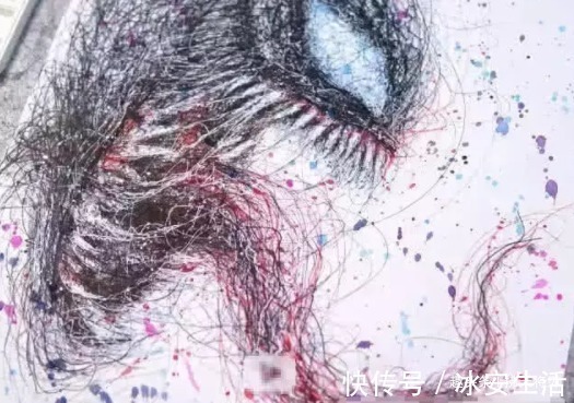 逼真@为什么说美术生都是细节狂魔,画舌头太基础,画口水才是真的强!