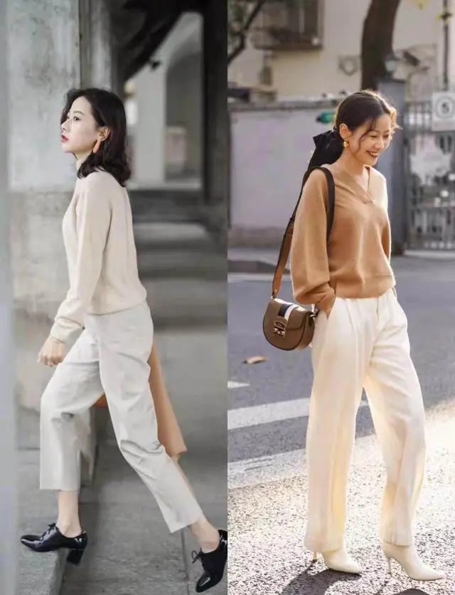 秋季 入秋后不用穿得太精致,照搬这些穿搭,高级又提气质