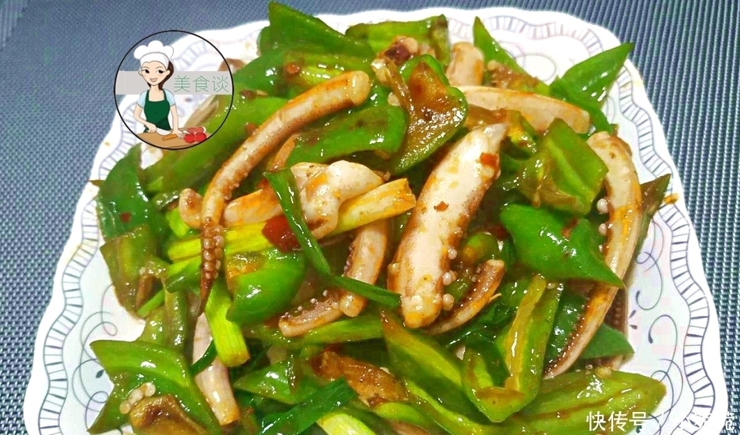 鱿鱼|一道简单的家常小炒菜，鲜香开胃，上桌准能胃口大开，做法还简单