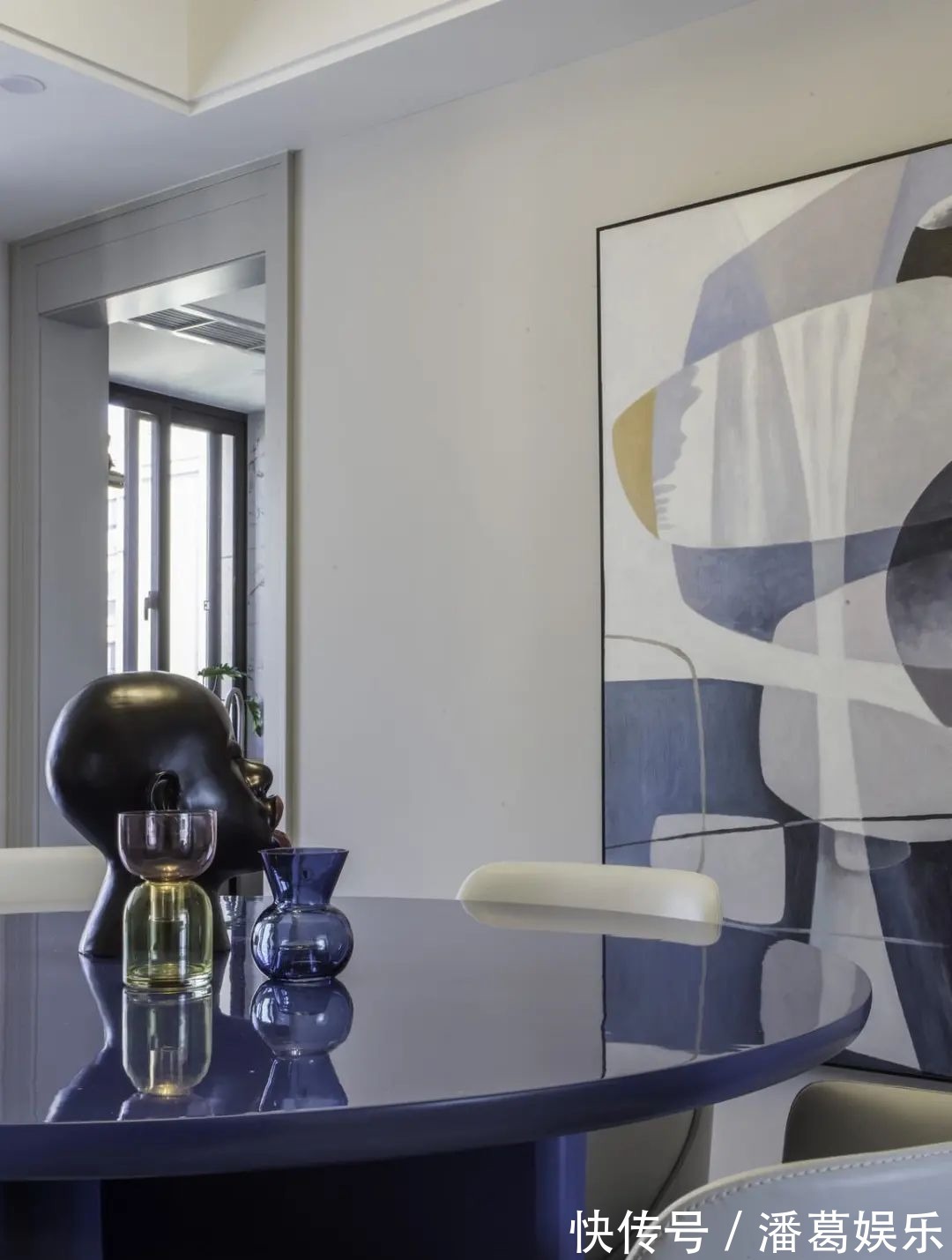 情趣|180㎡浪漫小窝,蓝与粉、灰与白,优雅情趣,轻松舒适