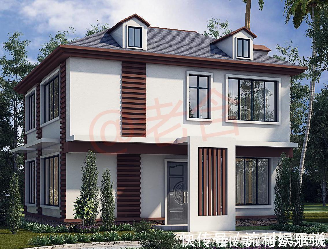 多功能|99米农村精美小户型，新中式风格，多功能布局，造价仅12万