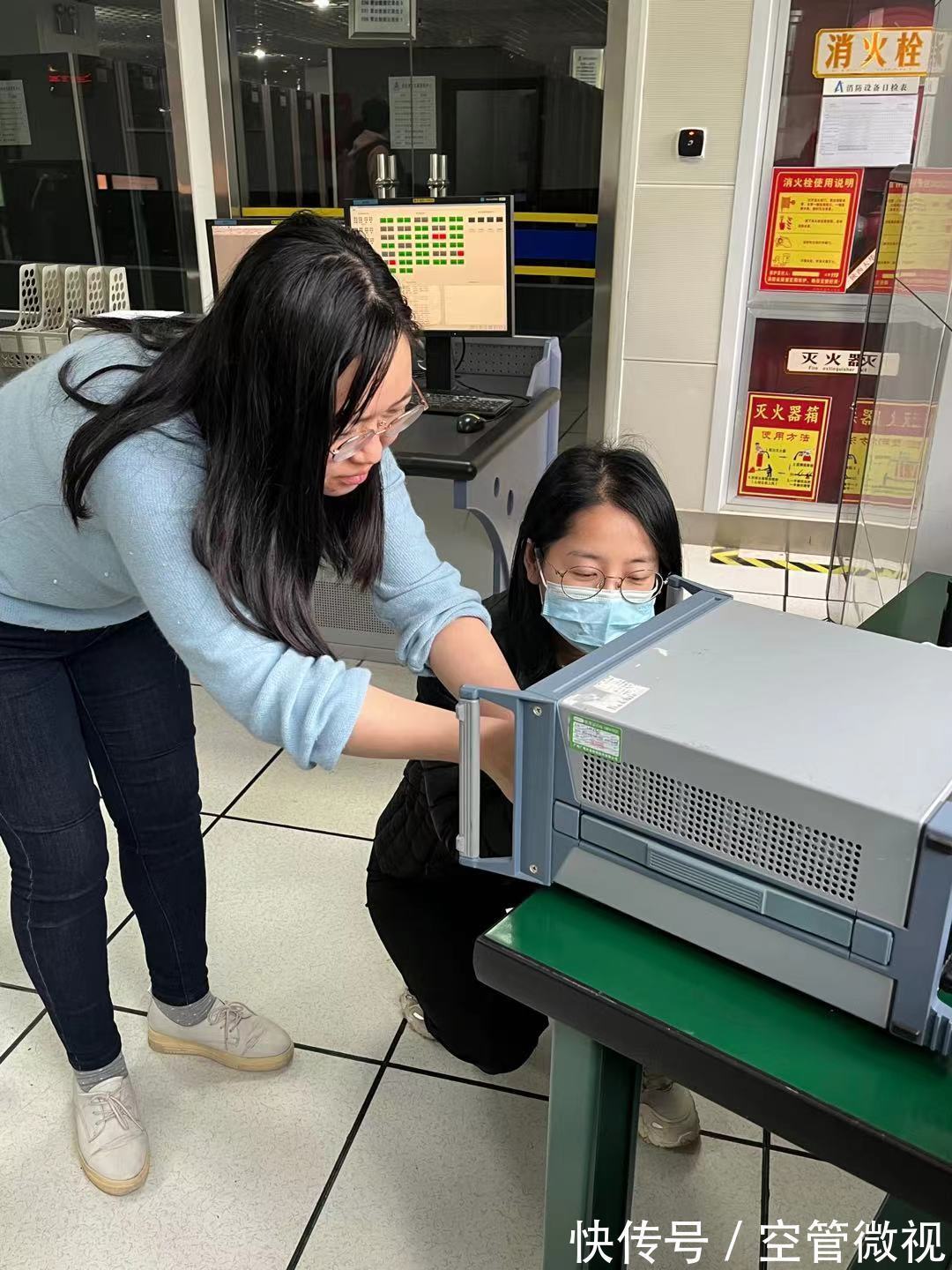 民航局|西北空管局空管中心技保中心通信运行室与天通公司开展区管端5G信号传输测试
