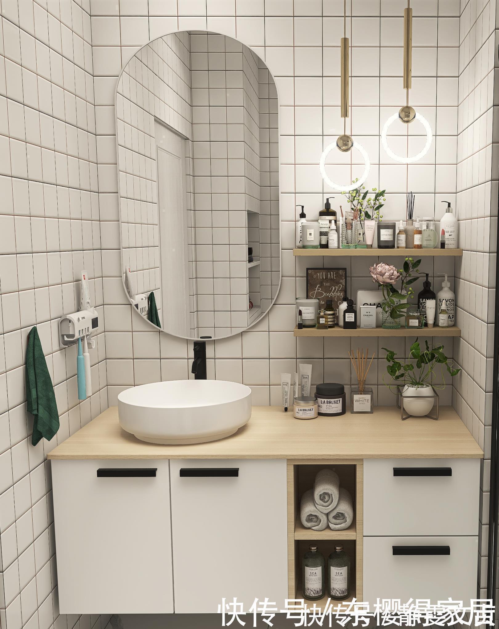 马桶|邻居参观完我家4㎡卫生间设计,纷纷点赞,收纳局部做得太好了