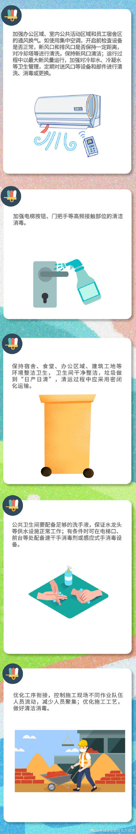 新冠肺炎|健康科普｜新冠肺炎疫情常態化防控防護指南之建筑業篇 ???
